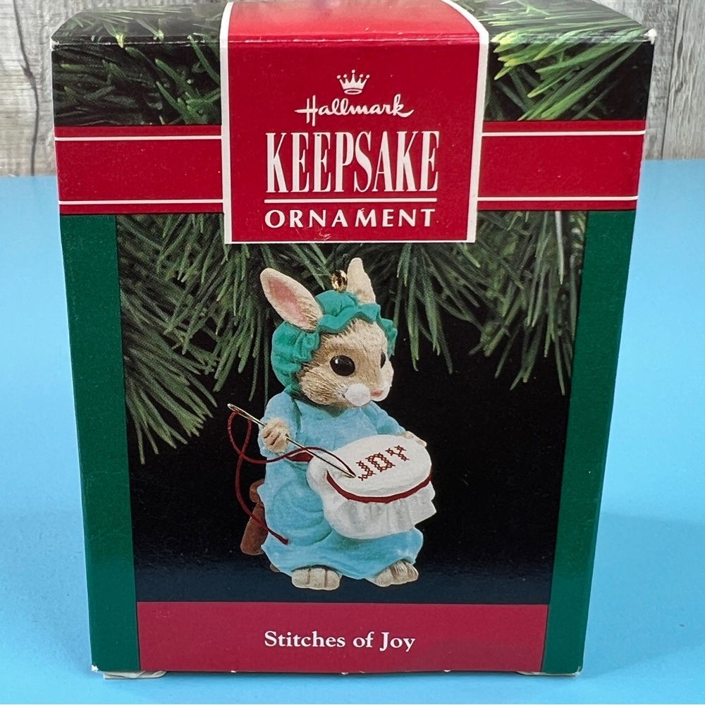 Hallmark Keepsake Ornament Stitches Of Joy Handcrafted